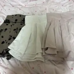 エブリン　スカート3点セット