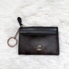 人気✨COACH コーチ　フラグメントケース　シグネチャー　カードケース
