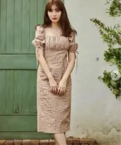 2way eyelet lace summer dressのサムネイル