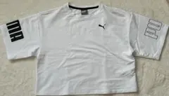 PUMA クロップドTシャツ ホワイト　レディースL