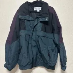 Columbia ダークグリーン/パープル/ブラック マウンテンパーカー 古着