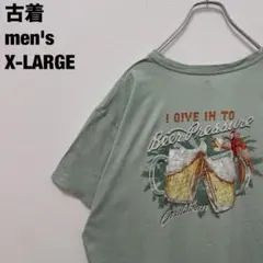 US古着 Caribbean Tシャツ ヴィンテージ BEER くすみ XL