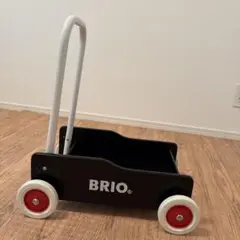 BRIO 木製手押し車 黒