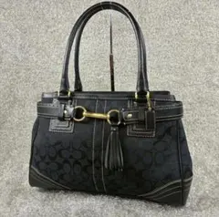 COACH 11063コーチ ハンプトン シグネチャー トートバッグ - メルカリ
