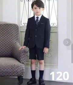 美品✨【ReadyFreddy】キッズスーツ　120 黒　ブラック　入学式　結婚