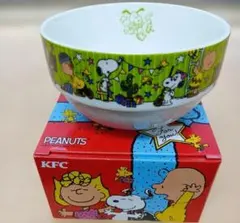 KFC PEANUTS スヌーピースープマグ 限定コラボ　グリーン系