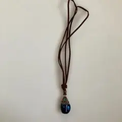 天然石　ペンダント　ネックレス　青