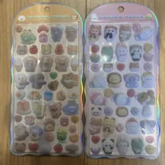 新品 正規品 コットンパフィー シール 2シートセット アニマル