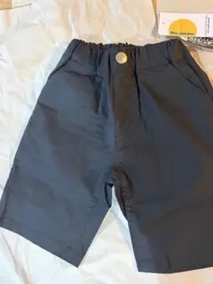 Moujonjon ムージョンジョン ベビー用6分丈パンツ ブラック 90