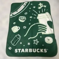 未使用　スターバックスSTARBUCKS ミニブランケット　フリース生地