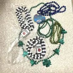 ビールプロモーション ビーズネックレス セット