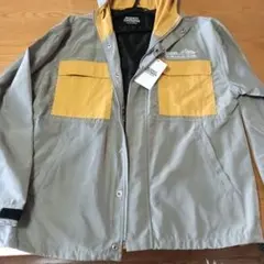 新品RODEO CROWNS マウンテンパーカー グレー/イエロー