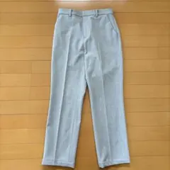 【補正あり】ユニクロ スマートアンクルパンツ ライトグレー Sサイズ