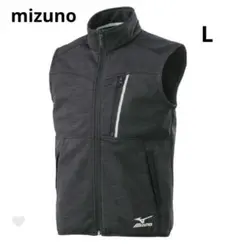 Mizuno 防風テックシールドベスト ストレッチ　ブラック　L　ミズノ①のサムネイル