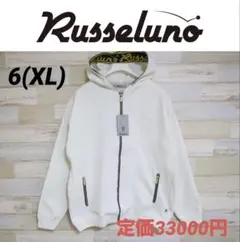 Russeluno パーカー プルオーバー ルチャ 長袖 ゴルフ ホワイト - メルカリ