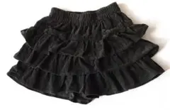 【美品記名無しかわいい】130コーデュロイスカッツスカートズボンパンツキュロット