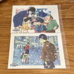 名探偵コナン 30周年記念　米花商店街 オリジナルホログラムカード 春　冬