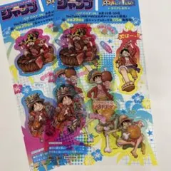 ONE PIECE クリアしおり 2セット　少年ジャンプ37•38号　付録のサムネイル