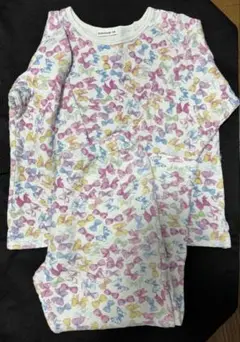 130 Kids Foret キルトパジャマ　リボン　女の子
