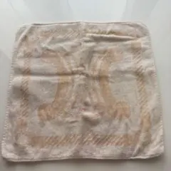 セリーヌ CELINE ベージュ タオルハンカチ