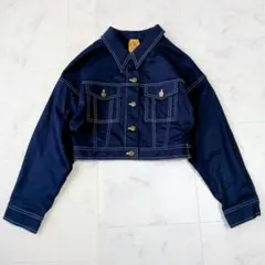 Tnewties これは何キロカロリー？ デニムジャケット ショート丈 XS 