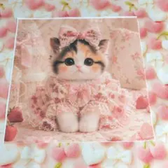 62 在庫処分品 未使用 可愛い猫ちゃんパネル生地8枚 - メルカリ