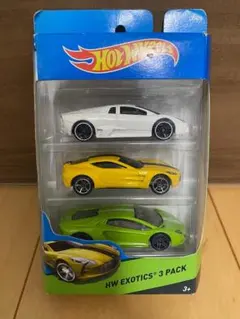 ホットウィール EXOTICS 3 パックミニカーセット
