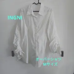INGNI オーバーシャツ ホワイト Mサイズのサムネイル
