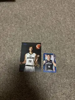 シーホース三河 西田優大選手 ポストカード　復刻ユニフォーム　ハリセンセット