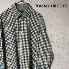 TOMMY HILFIGER トミーヒルフィガー シャツ 長袖 カラフル S