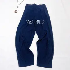【美品】TOGA PULLA アセテートレーヨンジャガードパンツ 定価43694のサムネイル