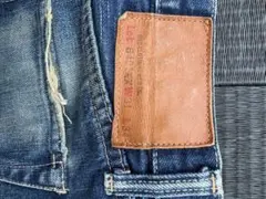 REDCARD×BEAMSヴィンテージ加工スリムストレートデニム32 日本製