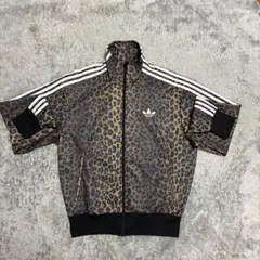 adidas レオパード柄 トラックジャケット Mサイズのサムネイル