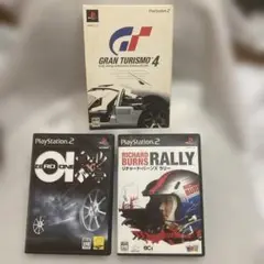 PS2ソフト : グランツーリスモ4・首都バトル01・リチャードバーンズ ラリー