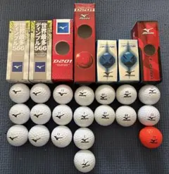未使用 ミズノ ゴルフボール まとめ売り D201 、Nexdrive、他20個のサムネイル