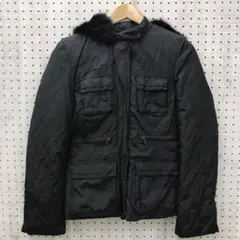 ARMANI JEANS 古着 ラビットファートリム ミリタリーダウンジャケットのサムネイル