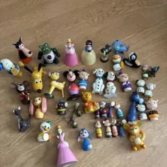 アンティーク品Disney 木製フィギュア まんがこけし　ケース付き(難あり) アンティーク品Disney 木製フィギュア まんがこけし ケース付き(難あり