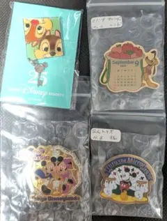ディズニー ピンバッジ 4点セット