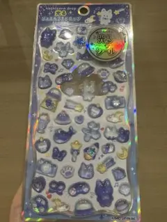 【正規品】 ジュエルプチドロップ　星空ドロップ　ボンボンドロップシール ネコ