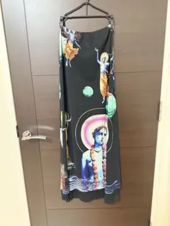 ジャンポールゴルチエ シワ加工スカート プリーツ 総柄 花柄 - メルカリ