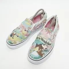 【美品】Vans × Disney 不思議の国のアリス スニーカー 23.5cm