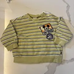 futafuta ミッキー刺繍 長袖Tシャツ 90サイズ