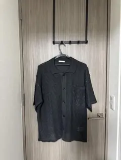 WYM メッシュポロシャツ ブラックのサムネイル