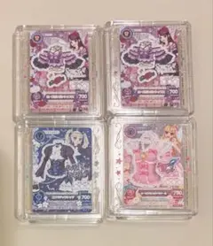 アイカツ　マルチカラーパウダー　星宮いちご　紫吹蘭　藤堂ユリカ