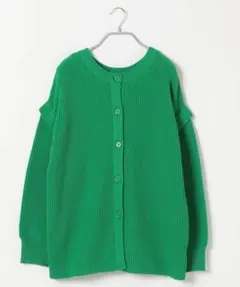 ニコアンド　グリーン カーディガン　ベスト