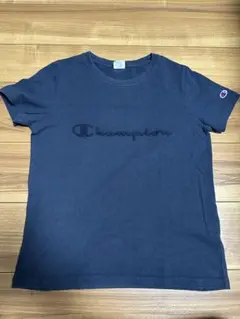 チャンピオン　レディースTシャツ　Ｌ サイズ　ネイビー