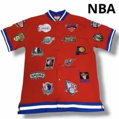 シャツ　NBA 90年代 刺繍 ワッペン unique vintageのサムネイル