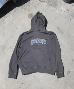 値下げ⭕️ 90s NIKE パーカー　鬼フェード　ナス紺