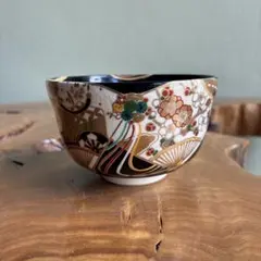 扇図茶碗 衣笠作 共箱 抹茶碗（gb06） - メルカリ