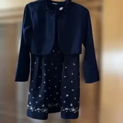 ネイビーフォーマル　ワンピース、ボレロ140